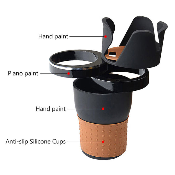 Abs Car Cup Holder Rotatable Drink Bottle Can For Interior Cup Holders