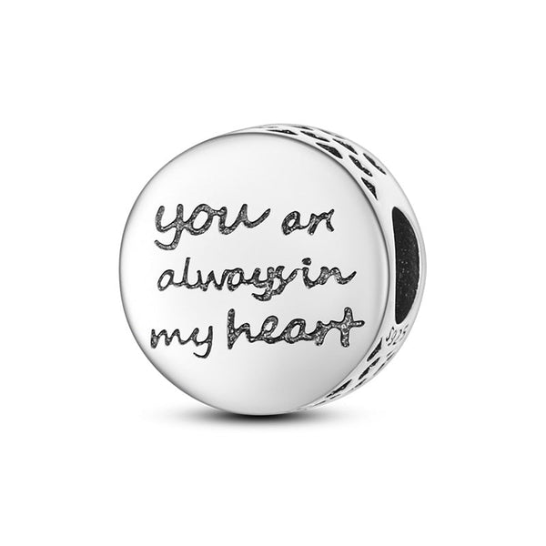 Veile Studios Copper Plated S925 Silver Colourful Heart Clip Beads String Diy Bracelet Necklace Bracelets