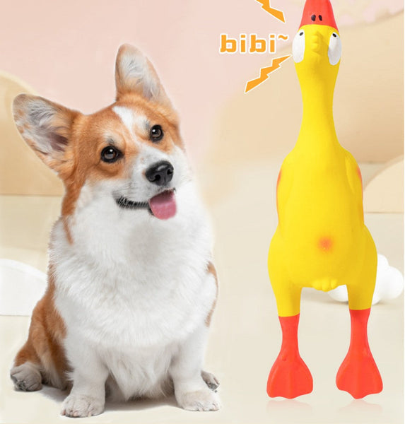 Pet Latex Toy Soft And Durable Squeaky Duck For Small Medium Dogs Dog Toys