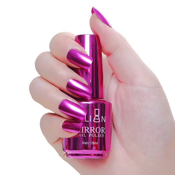 Mirror Silver Nail Polish Metal Colour Stainless Steel For Art Application Gel Nail Polish