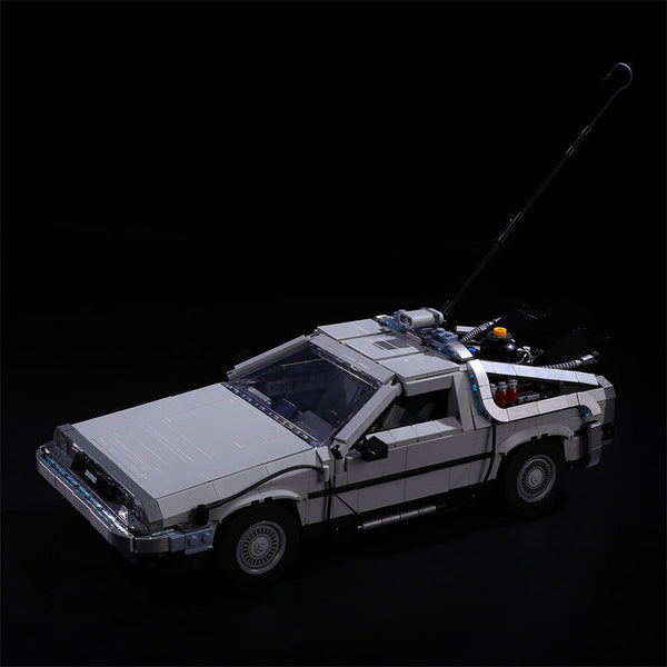 Compatible With Lego 10300 Back To The Future Time Machine Led Lighting Mechanical Assembly Toy Models Building Blocks