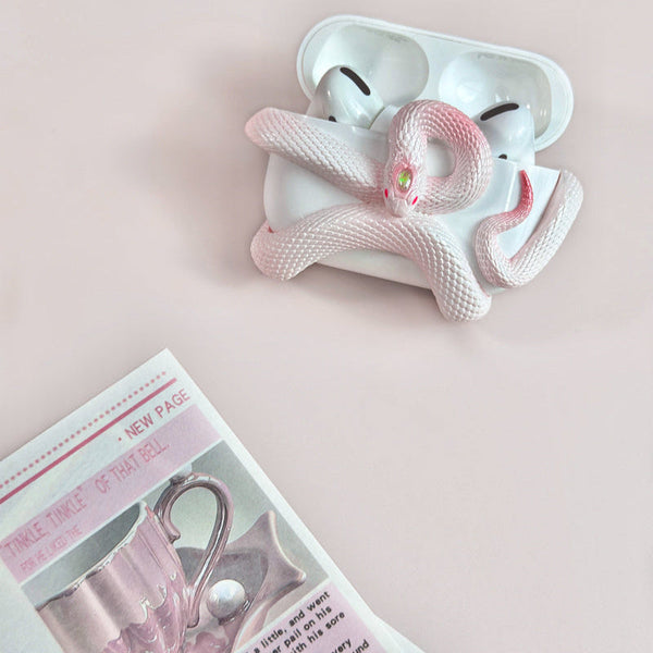 Creative Horrible Snake Wireless Earphone Case For Airpods Pro Halloween Cover Earbud Cases