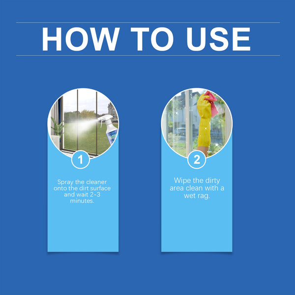 Glass Foam Cleaner Cleans Oil Stains With Refurbished Daily Maintenance Glass Cleaning Spray Cleaning Products