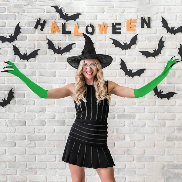 Witch Three Piece Glove Hat Glasses Cosplay Dress Up Hats