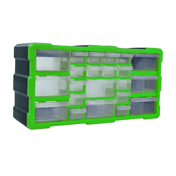 22 Multi Drawer Parts Storage Cabinet Unit Organiser Home Garage Tool Box