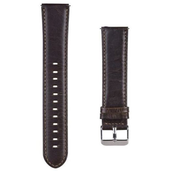 22Mm Genuine Leather Watch Band Strap For Samsung Gear S3 Frontier / Classic Deep Coffee Watch Bands