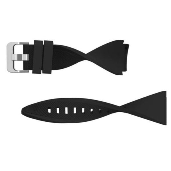 22Mm Silicone Watch Band Wrist Strap For Samsung Gear S3 Frontier Classic Black Watch Bands