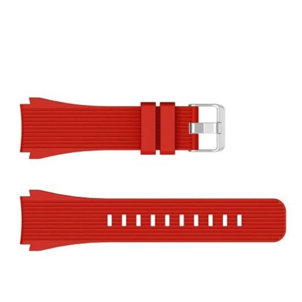 22Mm Silicone Watch Strap Band For Samsung Gear S3 Classic / Frontier Red Watch Bands
