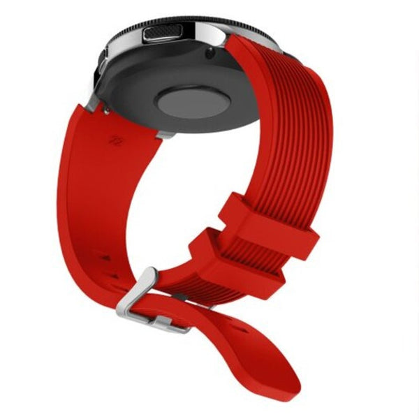 22Mm Silicone Watch Strap Band For Samsung Gear S3 Classic / Frontier Red Watch Bands