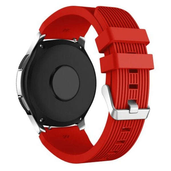 22Mm Silicone Watch Strap Band For Samsung Gear S3 Classic / Frontier Red Watch Bands