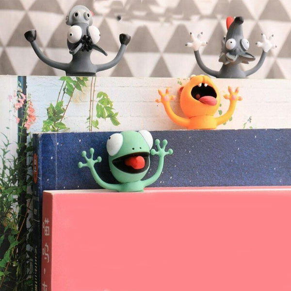 Bookmarks 3D Cartoon Cute Novelty Animal Pvc Bookmark