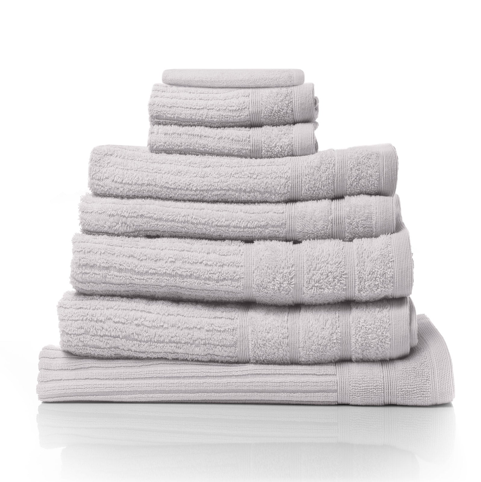 Royal Comfort Eden Egyptian Cotton 600 Gsm 8 Piece Towel Pack Sea Holly Towels & Washcloths
