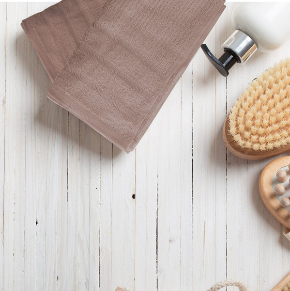 Royal Comfort Eden Egyptian Cotton 600 Gsm 8 Piece Towel Pack Champagne Rose Towels & Flannels