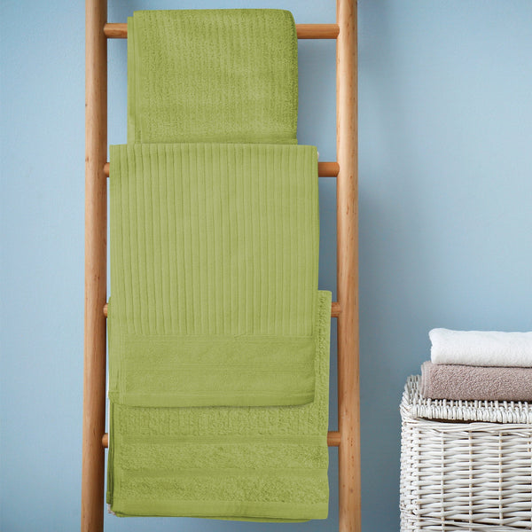 Royal Comfort Eden Egyptian Cotton 600 Gsm 8 Piece Towel Pack Spearmint Towels & Washcloths