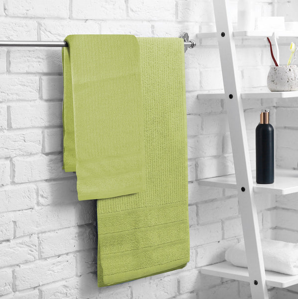 Royal Comfort Eden Egyptian Cotton 600 Gsm 8 Piece Towel Pack Spearmint Towels & Washcloths