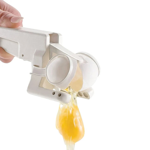 Handheld Plastic Egg Cracker Breaker Separator Kitchen Gadget Tool Egg Separators
