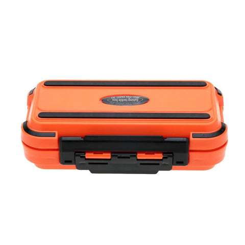 24 Compartments Double Layer Lure Box Fishing Tackle Orange