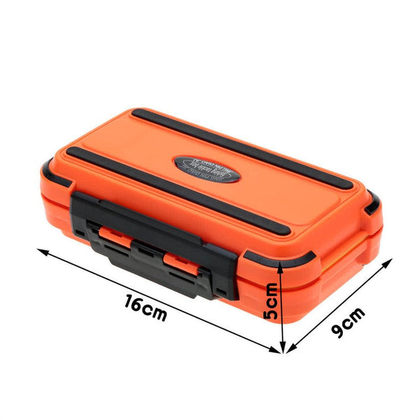 24 Compartments Double Layer Lure Box Fishing Tackle Orange Tackle Boxes & Bags