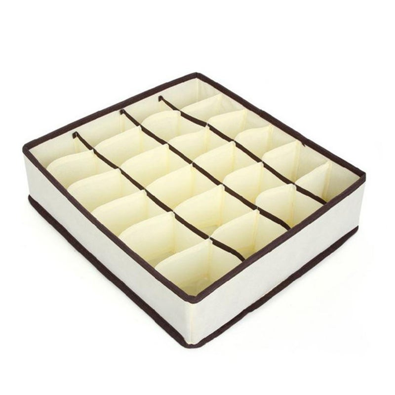 24 Grid Sock Storage Organiser Bedroom Home Organisation Storage Boxes