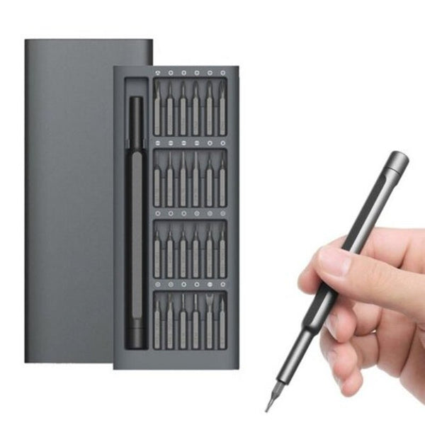 24 In 1 Mobile Phone Repair Tool Screwdriver Set For Xiaomi Huawei Iphone Black Screwdrivers & Nutdrivers