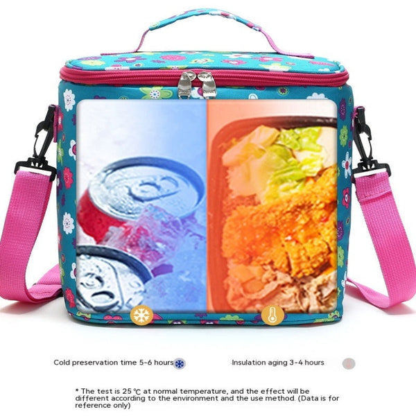 Outdoor Large Capacity Picnic Ice Pack Oxford Cloth Lunch Box Pvc Insulated Bag