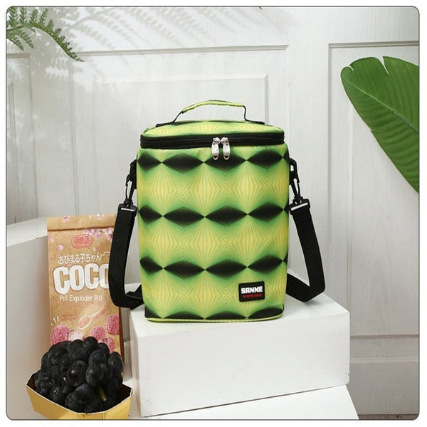 Outdoor Large Capacity Picnic Ice Pack Oxford Cloth Lunch Box Pvc Insulated Bag