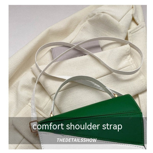 Simple Fashion Crossbody Shoulder Bag Colour Contrast Women's Bags & Handbags