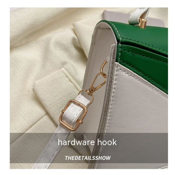 Simple Fashion Crossbody Shoulder Bag Colour Contrast Women's Bags & Handbags