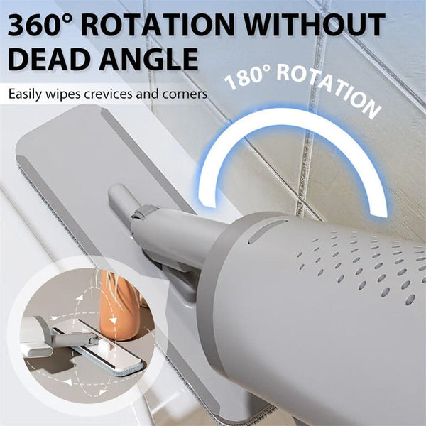 Self Squeeze Mini Mop With Crevice Brush For Floor Cleaning Mops Brooms & Scrubbers