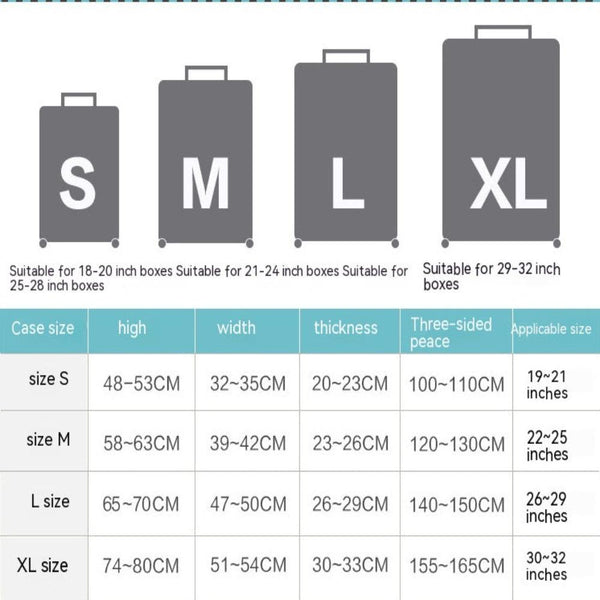 Polyester Suitcase Cover For Pull Rod With Various Designs And Sizes Other Luggage