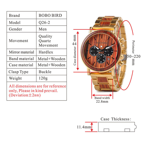 Mipgs Men's Watch Miyota Movement Solid Watches