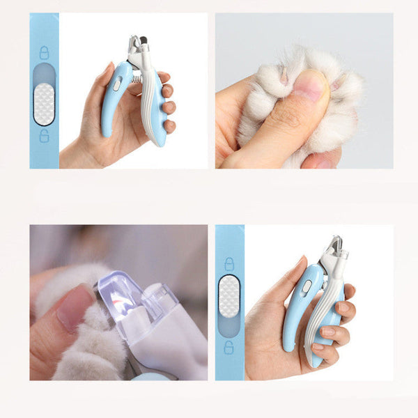 Led Electric Nail Grinder For Pets With Light Clippers Dog Grooming