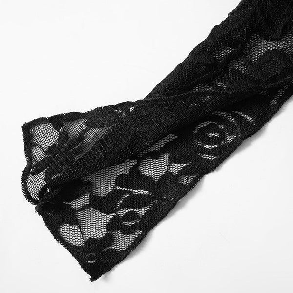 Tops Ins Lace Backless Top Summer Solid Colour Waistless Asymmetrical Neck Vest Women Clothing