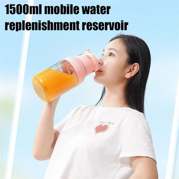 Summer Electric Juicer Portable Large Capacity 1500Ml Usb Rechargeable Blender Juicers