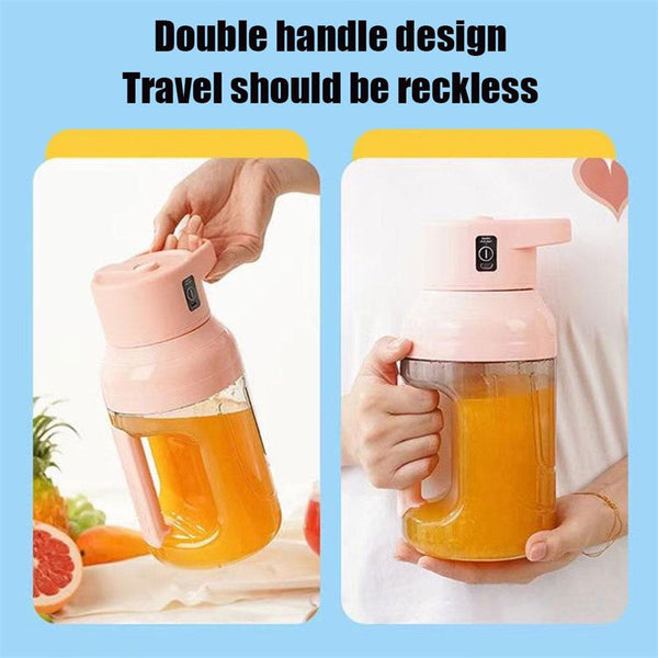 Summer Electric Juicer Portable Large Capacity 1500Ml Usb Rechargeable Blender Juicers