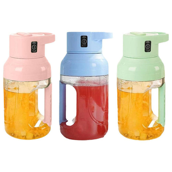 Summer Electric Juicer Portable Large Capacity 1500Ml Usb Rechargeable Blender Juicers