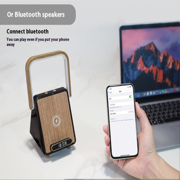 Wireless Charging Induction Bluetooth Small Night Lamp Audio Dock Audio Docks & Mini Speakers