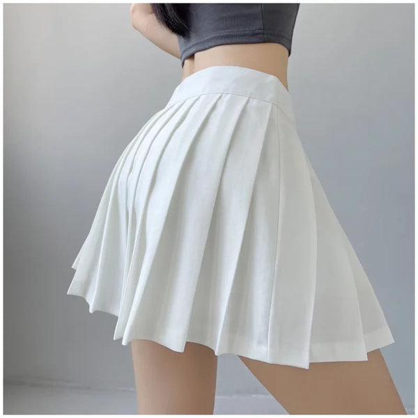 Skirts Girls Pleated Skirt Women's Summer Short Korean Style High Waist A Line