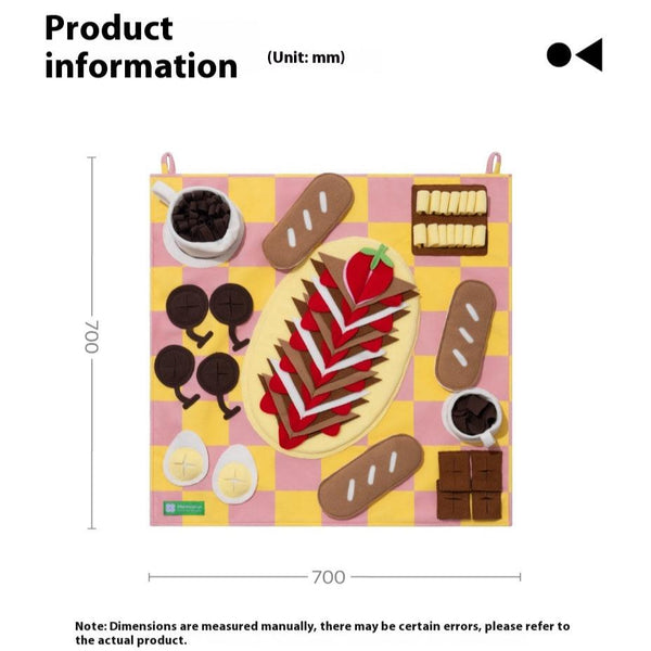 Pad Food Leakage Storage Toy For Dogs And Cats Interactive Snuffle Mat Dog Snuffle Mats