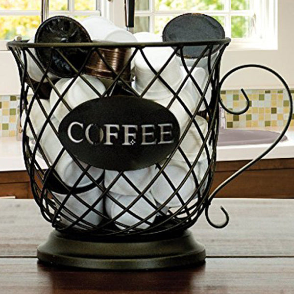 Coffee Cup Mug Pod Holder Storage Basket Vases