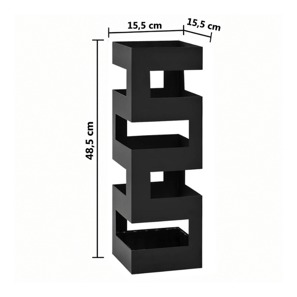 Steel Umbrella Stand With Removable Drip Tray Black Umbrella Stands