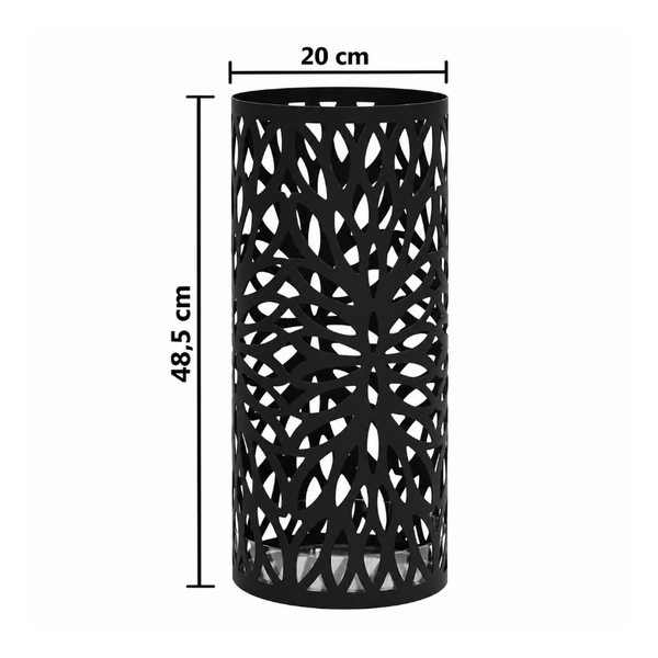 Steel Umbrella Stand With Removable Drip Tray Black Umbrella Stands