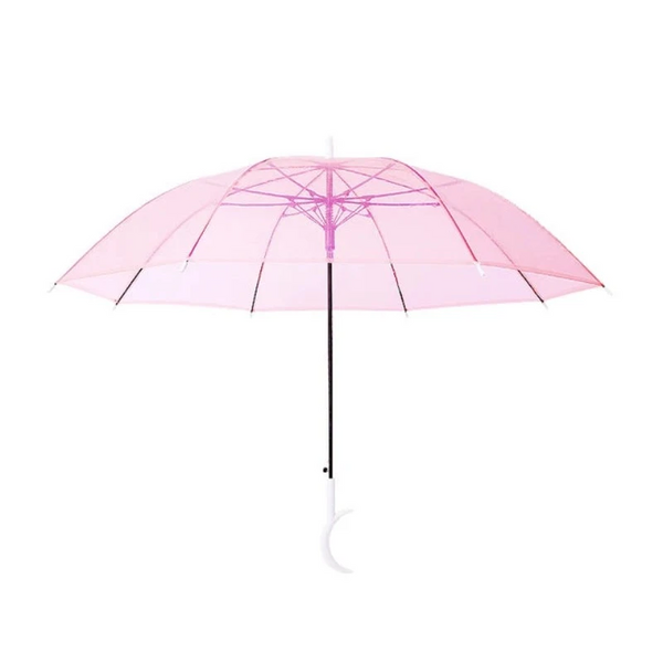 Automatic Long Handled Transparent Umbrella Enlarged Forest Japanese Student Sun Female Straight Umbrellas