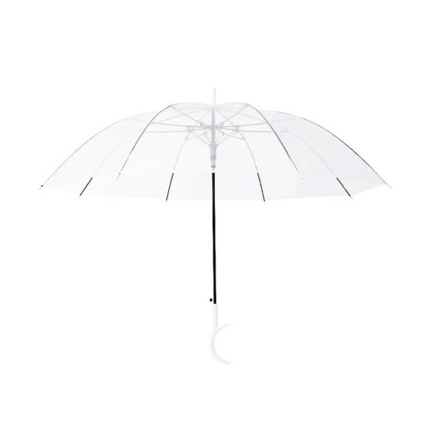 Automatic Long Handled Transparent Umbrella Enlarged Forest Japanese Student Sun Female Straight Umbrellas
