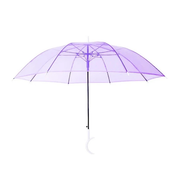 Automatic Long Handled Transparent Umbrella Enlarged Forest Japanese Student Sun Female Straight Umbrellas