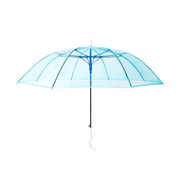 Automatic Long Handled Transparent Umbrella Enlarged Forest Japanese Student Sun Female Straight Umbrellas