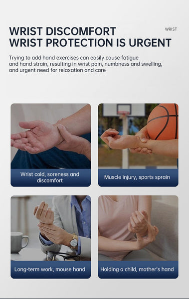 Ems Smart Tendon Sheath Hand Heating Wristband With Hot Compress And Massage Function Massagers
