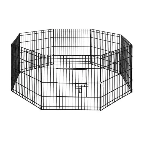 24" 8 Panel Pet Dog Playpen Puppy Exercise Cage Enclosure Fence Pen Fences & Pens