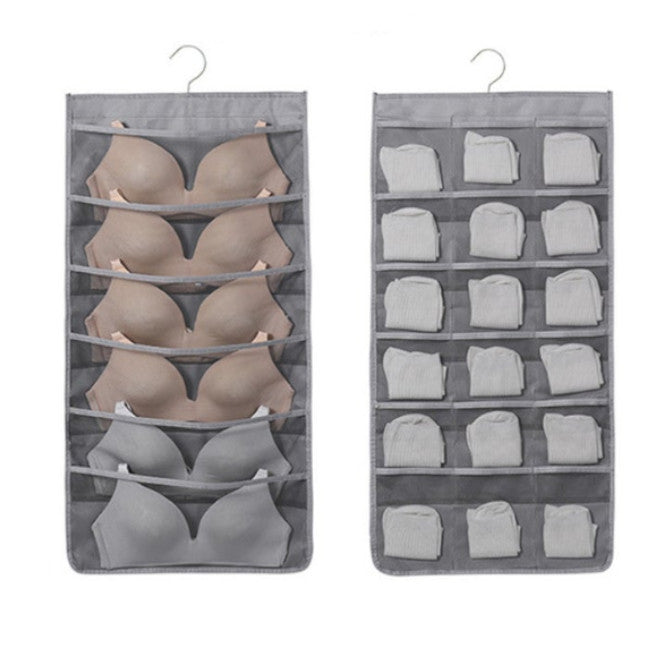Hanging Closet Storage 24 Pockets Hanging Organiser Ver