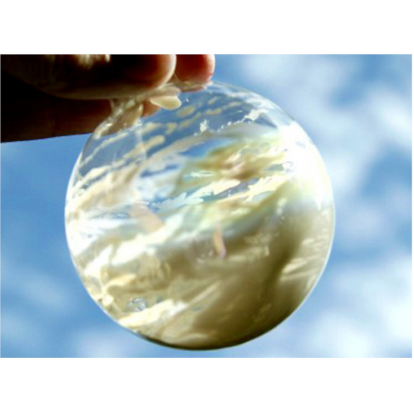 My Decorations 24 Bulk Buy Pack Of Glass Bauble 6Cm Diameter Round Clear With Silver Cap Table Or Tree Centrepice Personal Memory Theme Craft Gift Cen